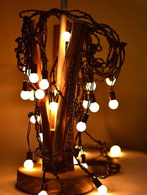 yellow ball shape string light-30 bulb - 16604318 - Standard Image - 3