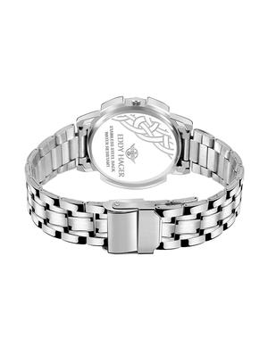 eddy hager round dial analog watch-(eh-451-bk) - 16604649 - Standard Image - 3