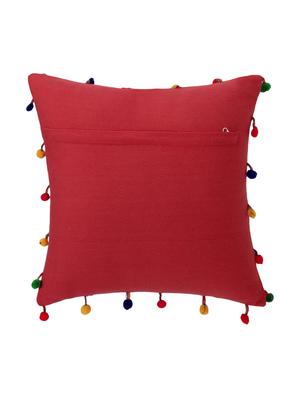 cotton multi lace cushion cover (pack of 2 pcs) - 16605929 - Standard Image - 3
