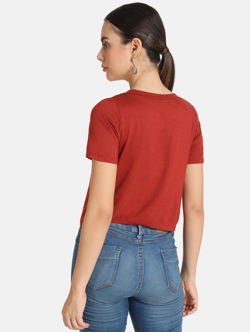 round neck solid tee - 16606063 - Zoom Image - 3