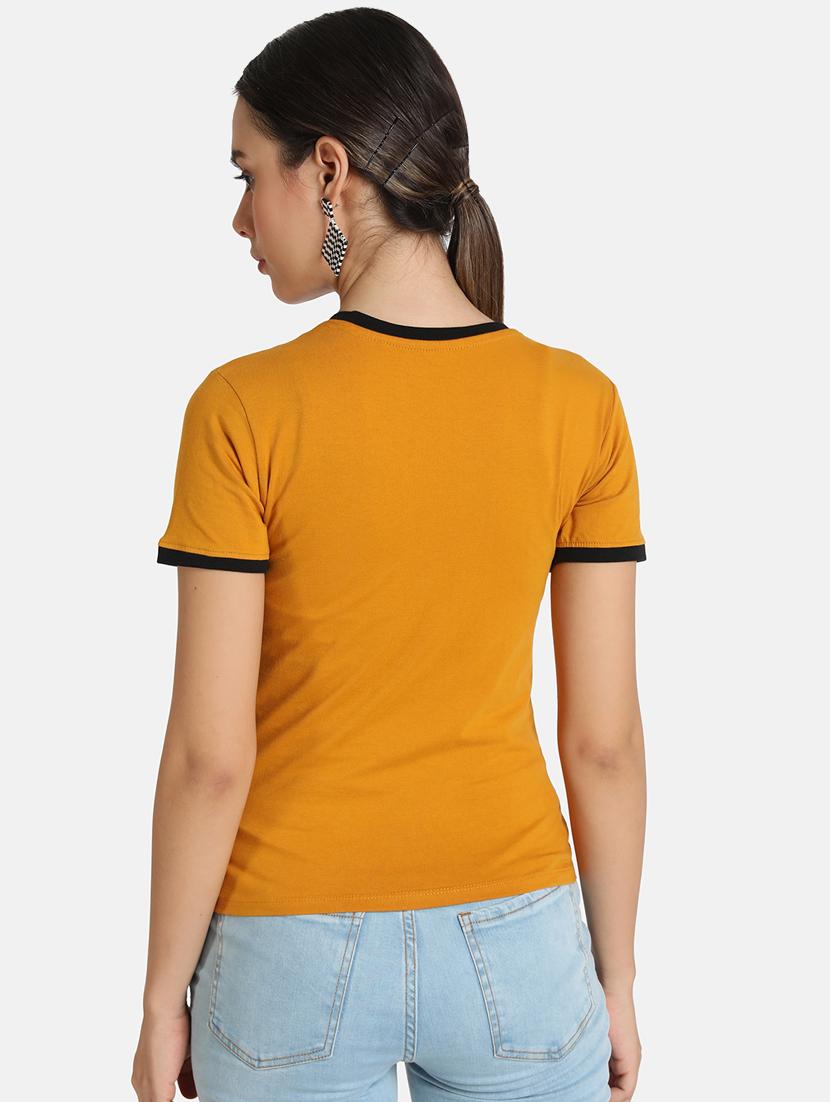 round neck solid tee - 16606076 - Zoom Image - 3