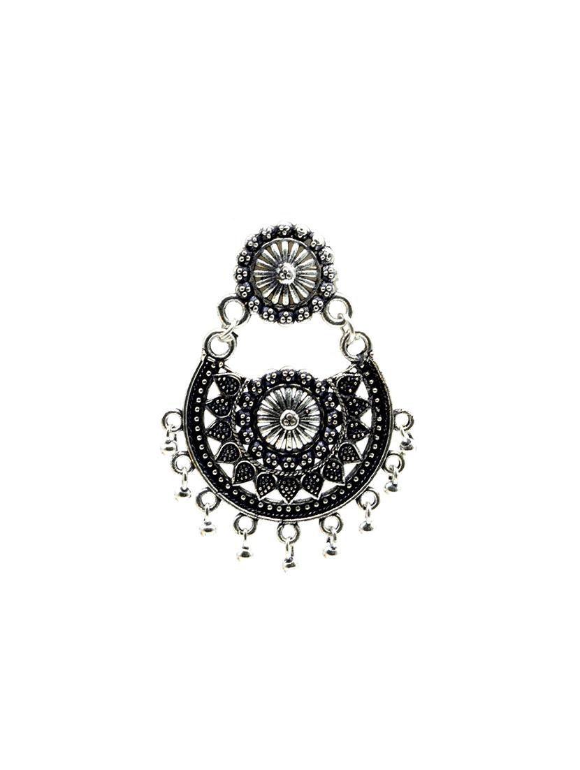 silver plated drop earring - 16607360 - Zoom Image - 3
