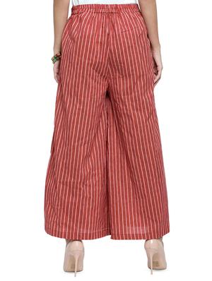 high rise striped palazzo - 16608401 - Standard Image - 3
