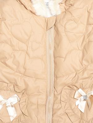beige acrylic quilted jackets - 16608420 - Standard Image - 3