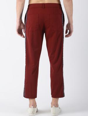 red side taped chinos - 16608540 - Standard Image - 3