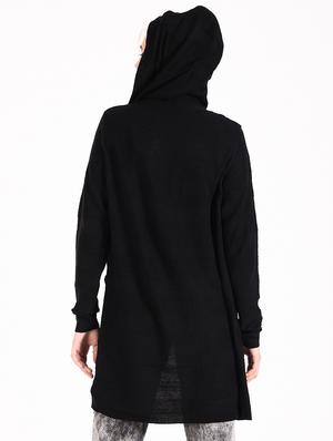 hooded neck pocket patch cardigan - 16608694 - Standard Image - 3