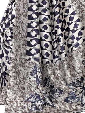 printed woven saree with blouse - 16609735 - Standard Image - 3