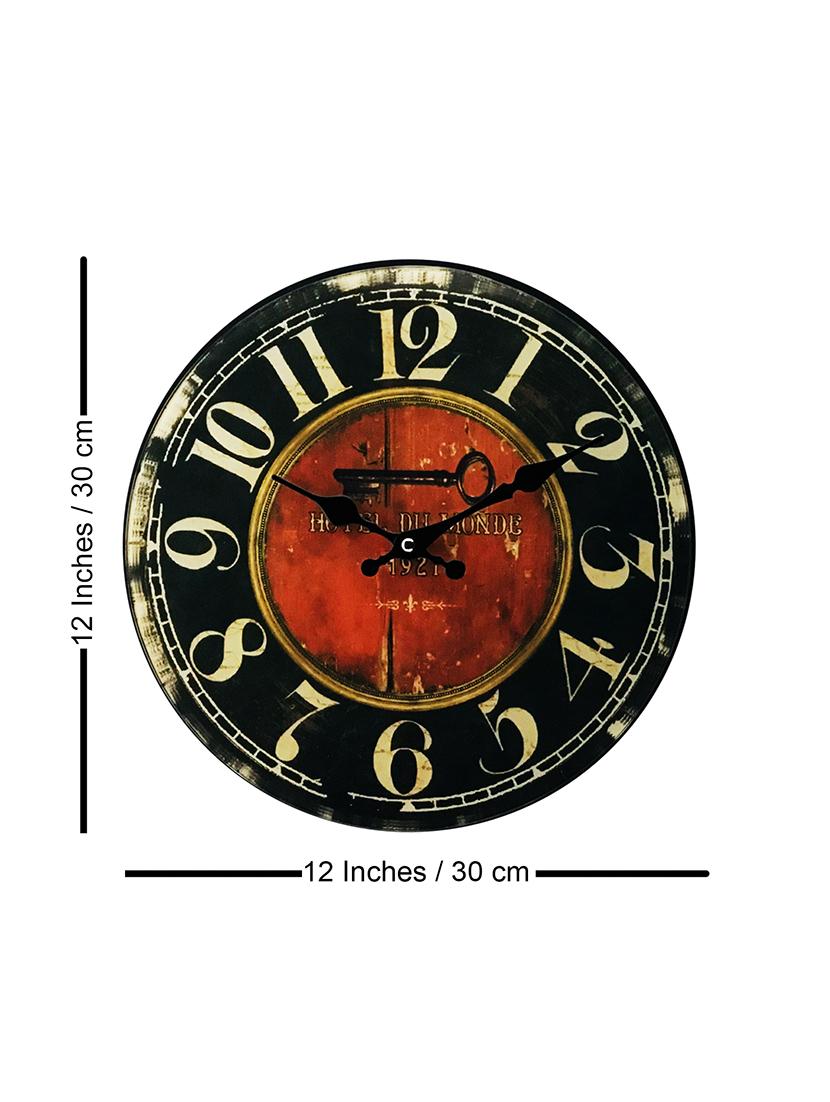 toughened glass frame wall clock - 16611089 - Zoom Image - 3