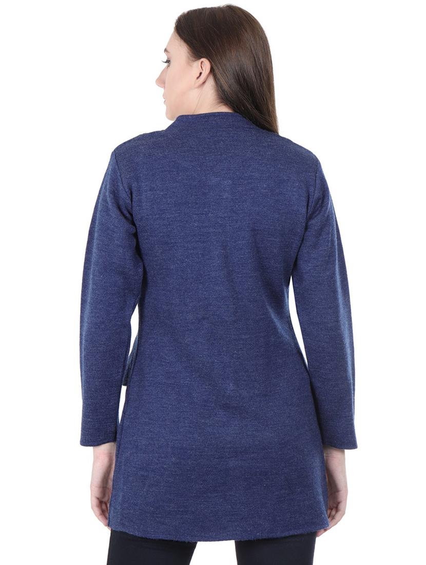 pocket detail long sleeved wool cardigan - 16611338 - Zoom Image - 3