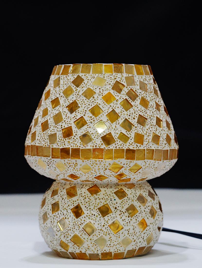 multicolour mosaic glass table lamp - 16611703 - Zoom Image - 3