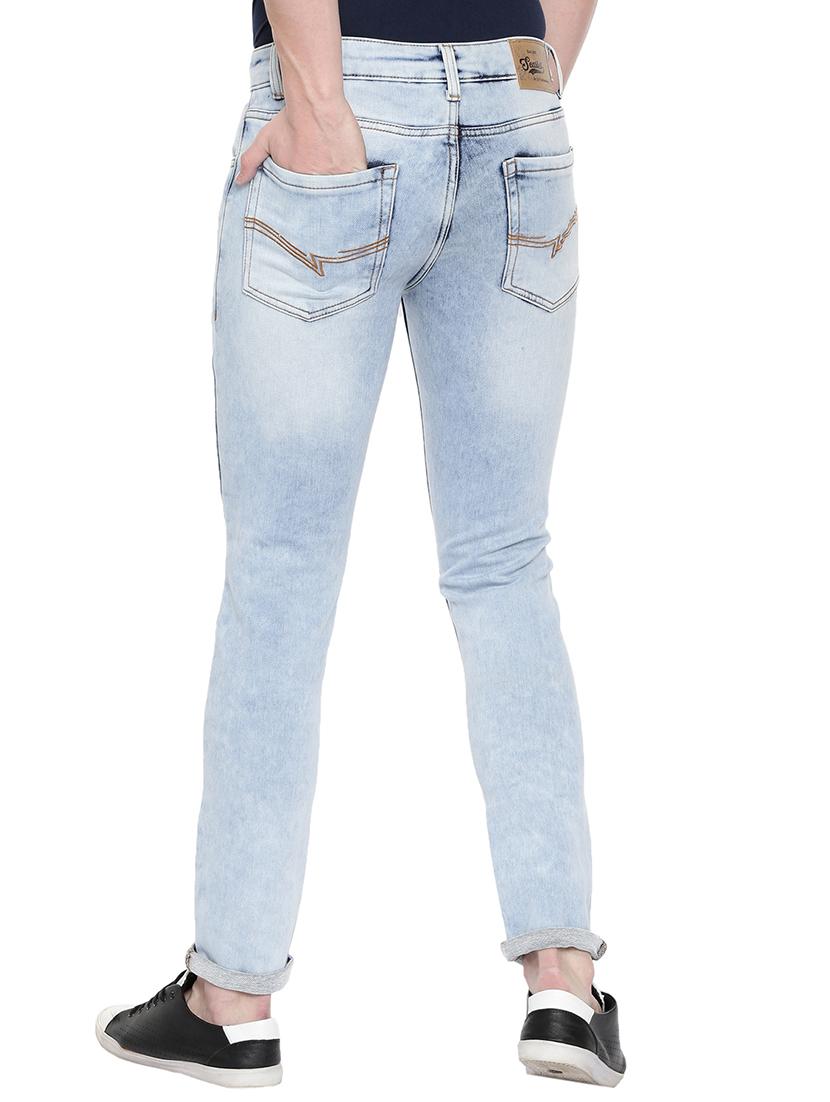 blue light washed jeans - 16612208 - Zoom Image - 3