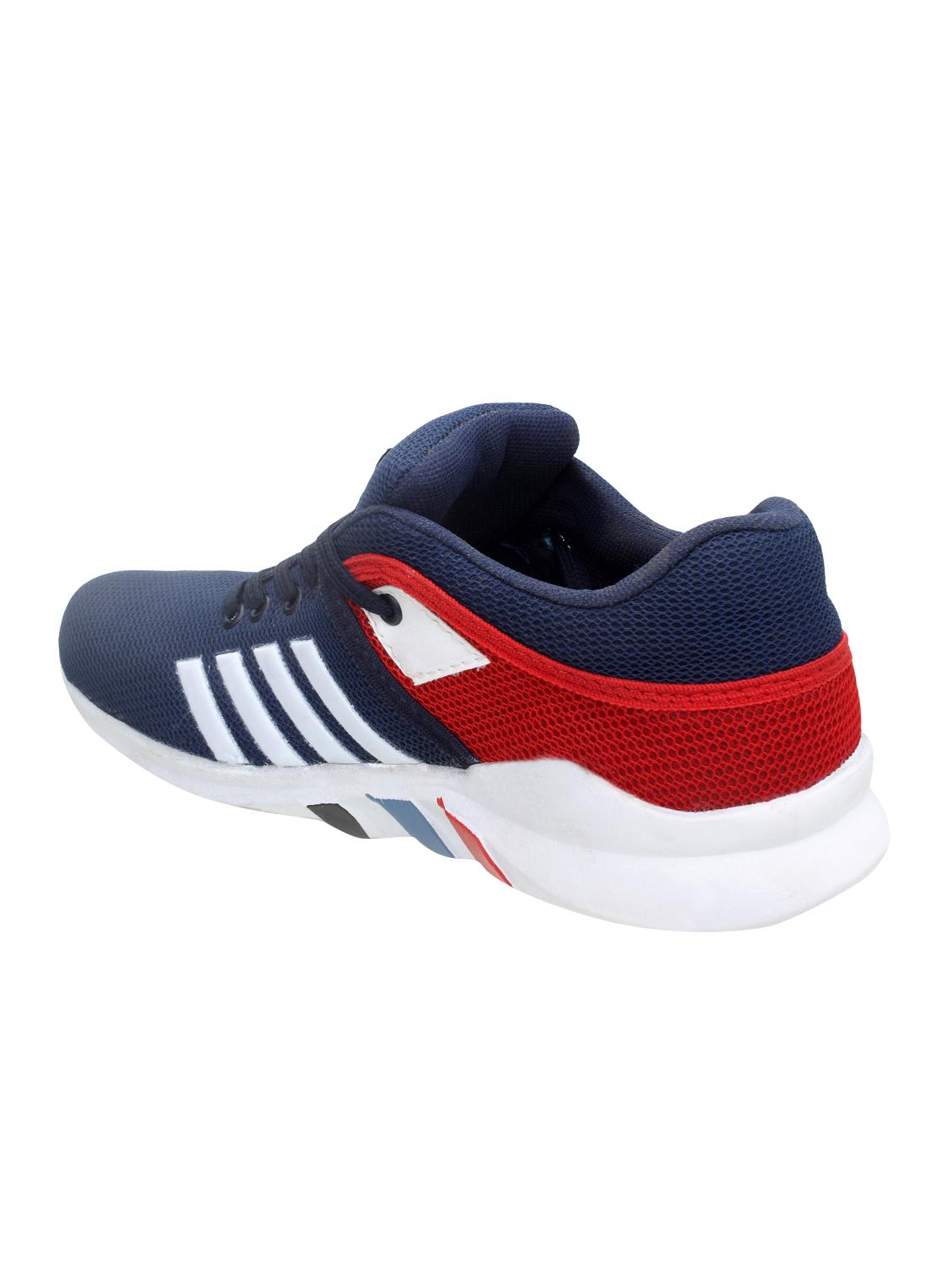 blue mesh lace up sport shoes - 16612260 - Zoom Image - 3