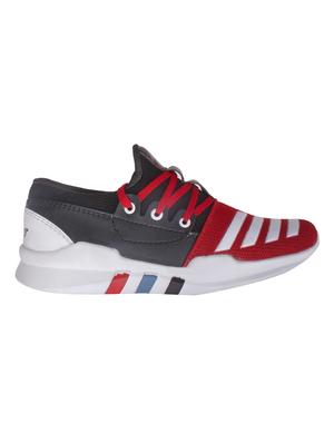 red mesh lave up sport shoes - 16612261 - Standard Image - 3