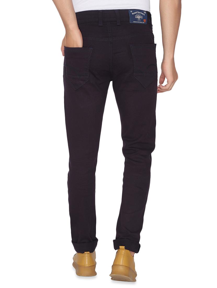 blue solid plain jeans - 16613965 - Zoom Image - 3