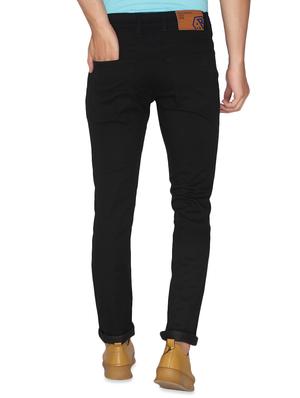 black solid plain jeans - 16613986 - Standard Image - 3