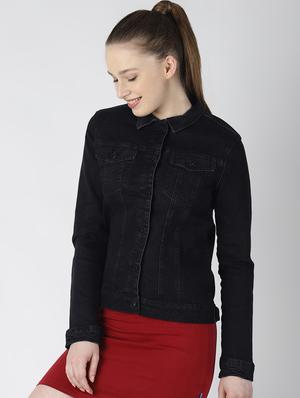 pocket detail denim jacket - 16614151 - Standard Image - 3