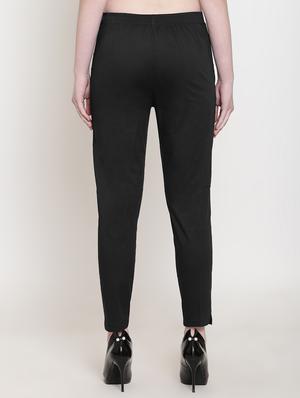 mid rise flat front trouser - 16614661 - Standard Image - 3