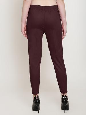mid rise flat front trouser - 16614662 - Standard Image - 3