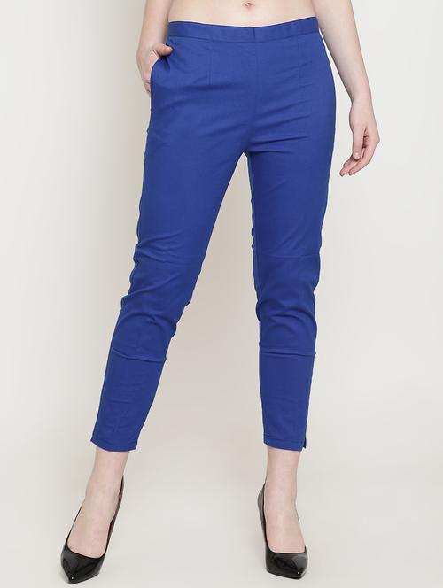 mid rise flat front trouser - 16614664 - Standard Image - 1