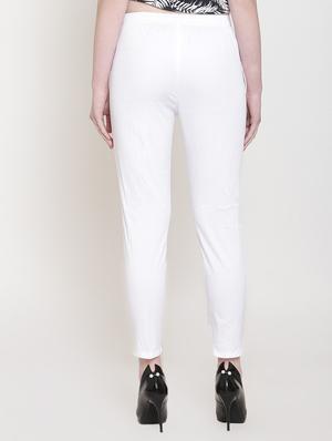 mid rise flat front trouser - 16614667 - Standard Image - 3