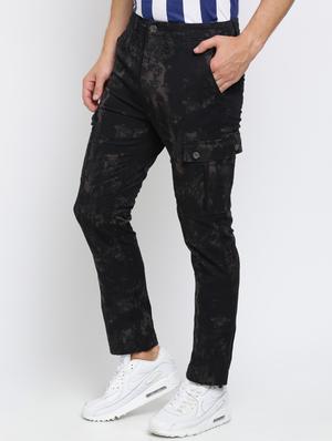 black printed cargo - 16615206 - Standard Image - 3