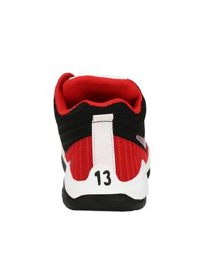red mesh lace up sport shoes - 16615685 - Standard Image - 3