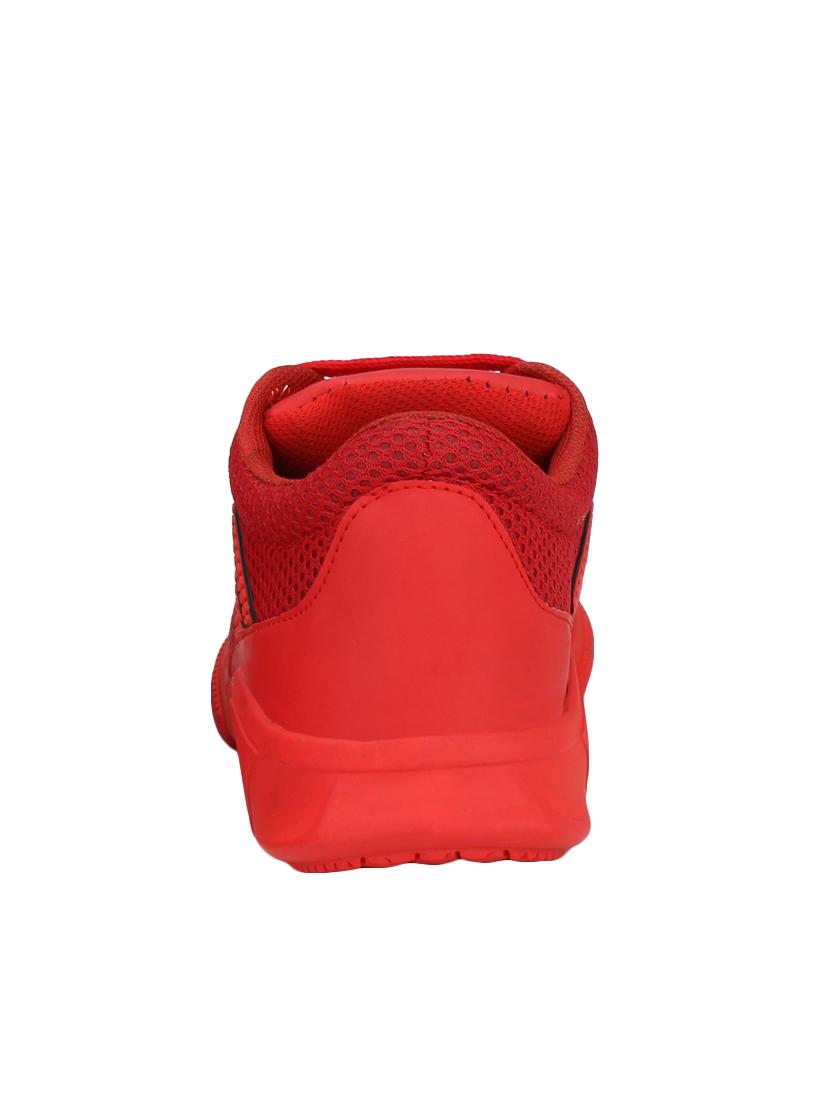 red mesh lace up sport shoes - 16615696 - Zoom Image - 3