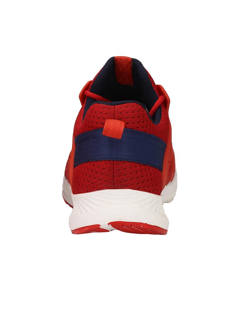 red mesh lace up sport shoes - 16615699 - Zoom Image - 3