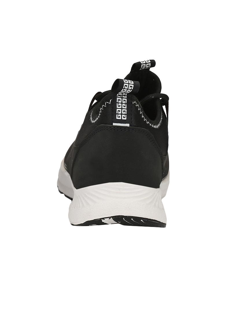 black mesh lace up sport shoes - 16615702 - Zoom Image - 3