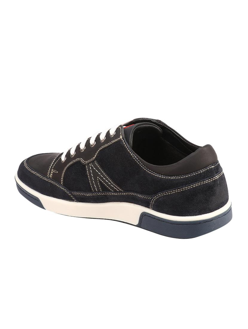 blue suede lace up sneakers - 16616167 - Zoom Image - 3