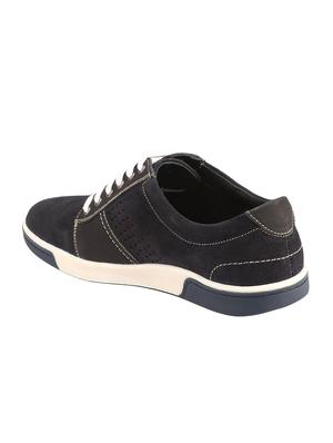 blue suede lace up sneakers - 16616170 - Standard Image - 3