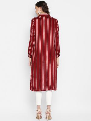 red rayon shrug - 16616366 - Standard Image - 3