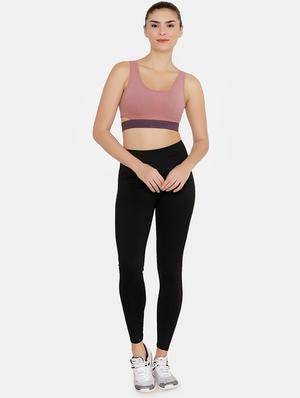 scoop neck sports bra - 16617046 - Standard Image - 3