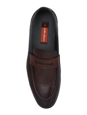 brown leather slip ons - 16618144 - Standard Image - 3