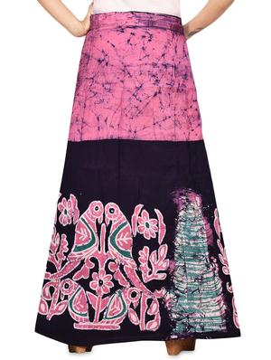tie knot flared wrap skirt - 16618214 - Standard Image - 3