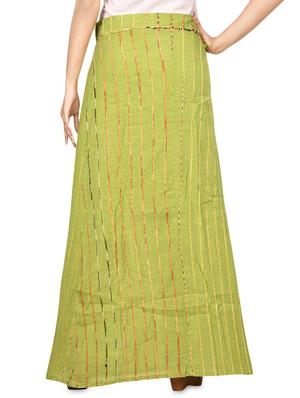 tie knot flared wrap skirt - 16618215 - Standard Image - 3