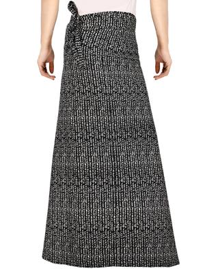 tie knot flared wrap skirt - 16618222 - Standard Image - 3