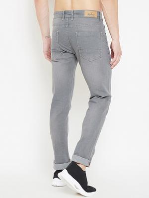 grey light washed jeans - 16618378 - Standard Image - 3