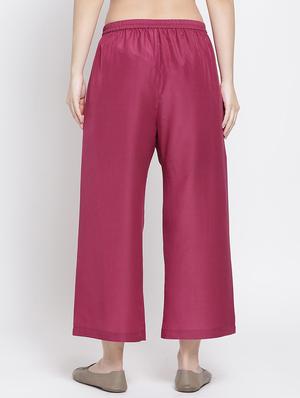 solid straight palazzo - 16618583 - Standard Image - 3