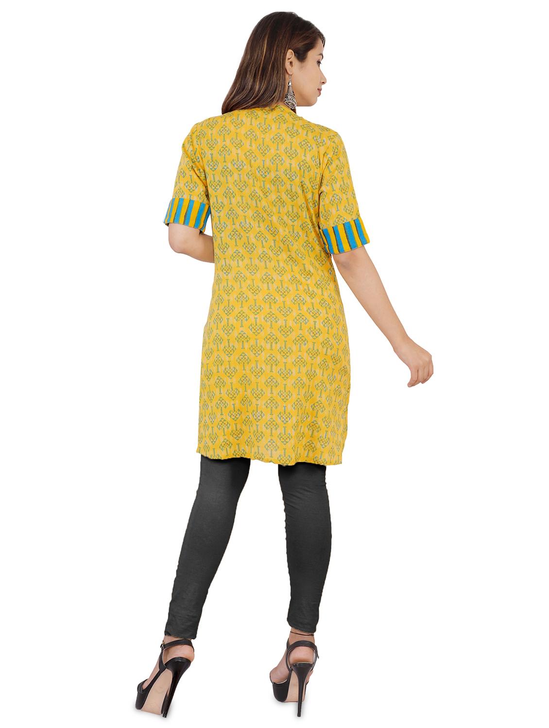 printed straight kurti - 16618742 - Zoom Image - 3