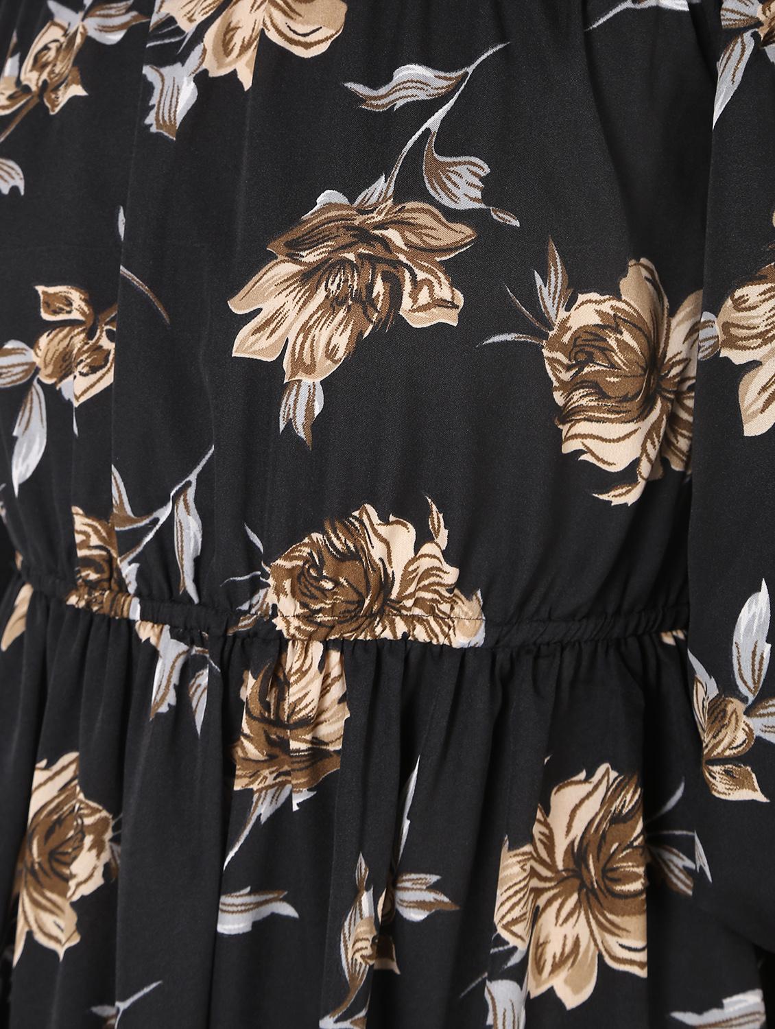 off shoulder floral maxi dress - 16618847 - Zoom Image - 6