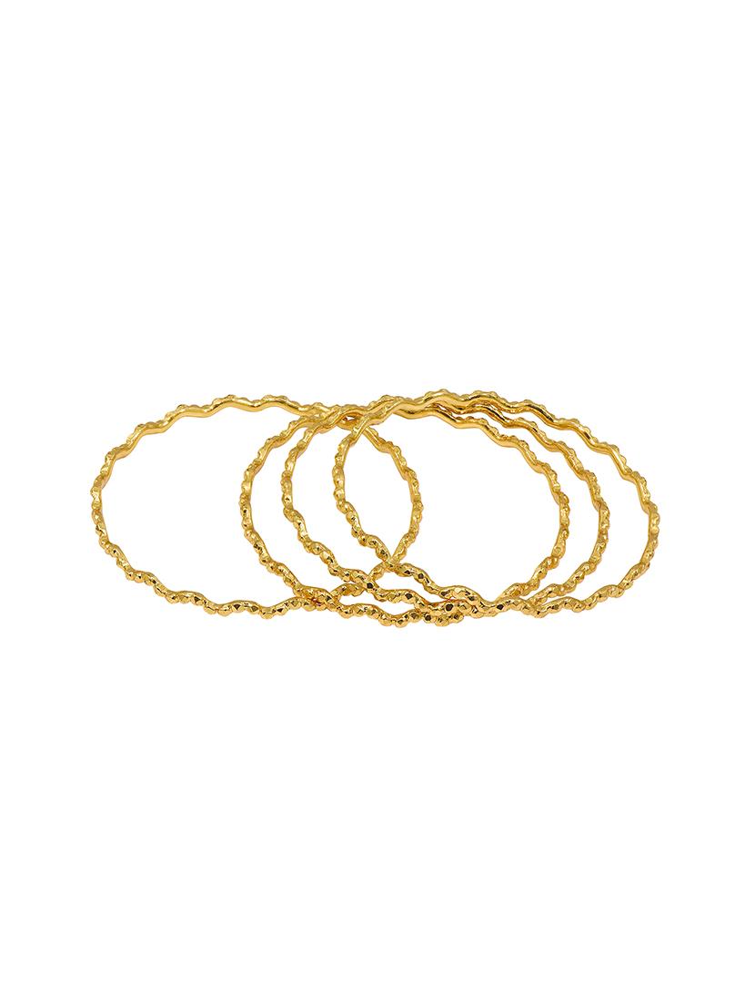 gold metal bangle - 16618910 - Zoom Image - 3