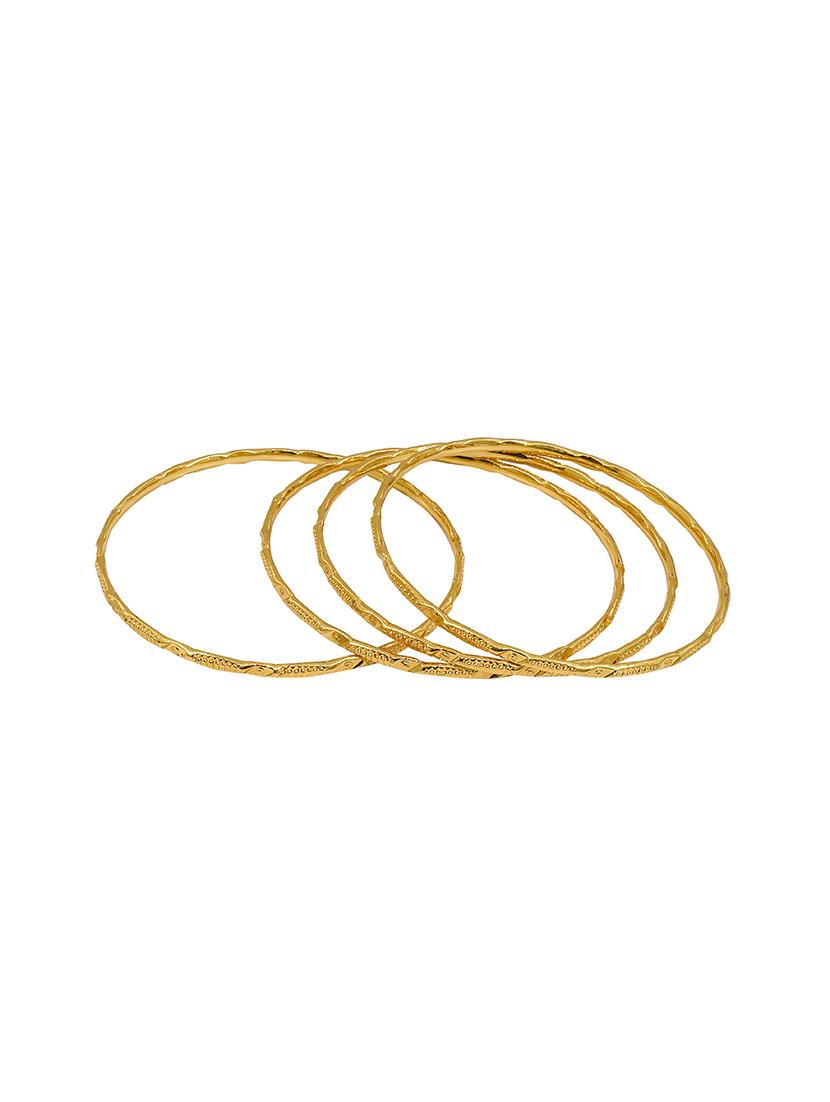 gold metal bangle - 16618911 - Zoom Image - 3