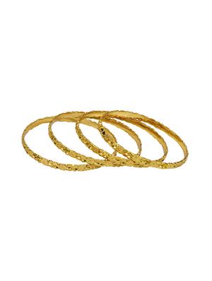 gold metal bangle - 16618913 - Standard Image - 3