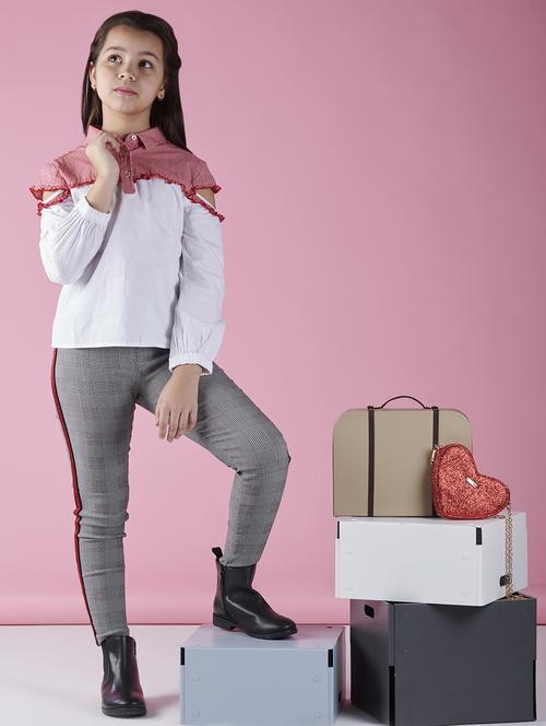 red cotton regular tops - 16618962 - Standard Image - 1