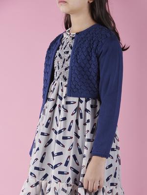 long sleeved quilted cardigan - 16618978 - Standard Image - 3