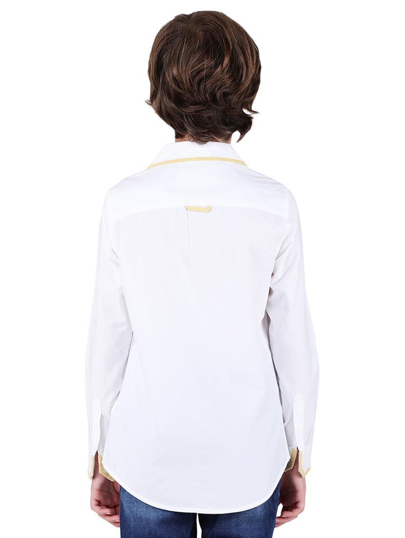 white cotton shirt - 16618996 - Zoom Image - 3