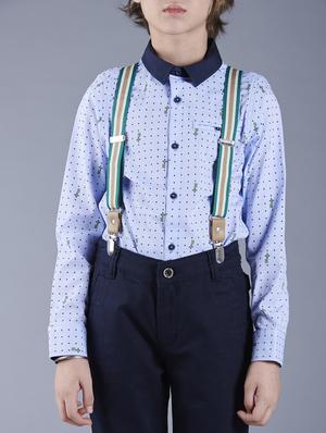 blue cotton shirt - 16618999 - Standard Image - 3