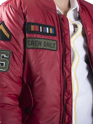 quirky patch bomber jacket - 16619017 - Standard Image - 3