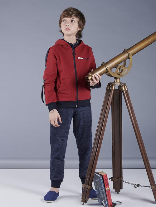 red hooded sweatshirt - 16619023 - Standard Image - 1